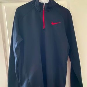 Black and Red Men’s Nike quarter zip